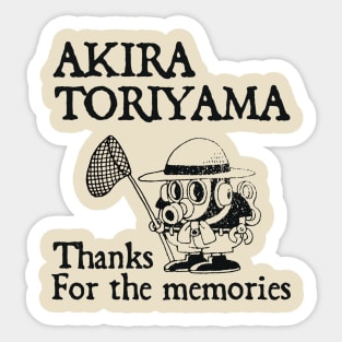 akira toriyama- robotoriyama Sticker